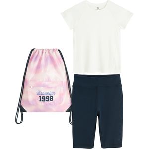 Cool Club Set  navy / rosa / wit