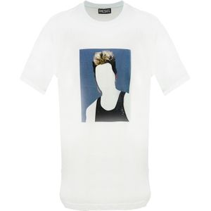 DIESEL Shirt  blauw / geel / zwart / wit