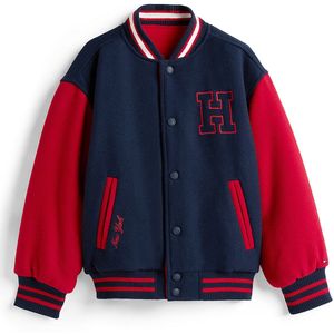 TOMMY HILFIGER Tussenjas  navy / rood / wit