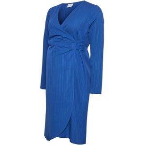 MAMALICIOUS Jurk 'Mikela'  kobaltblauw