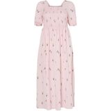 Pcjeo - Maxi-jurk - Gesmokte Jurk - Midi-lengte - Regular-fit