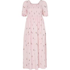 Pcjeo - Maxi-jurk - Gesmokte Jurk - Midi-lengte - Regular-fit