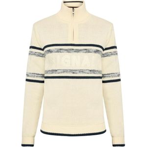 Signal Trui 'NeoSi'  ecru / grijs gemêleerd / zwart