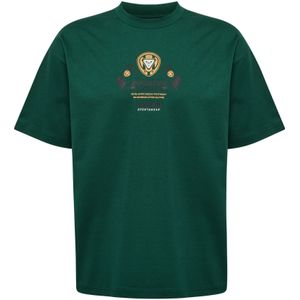 Hummel - Shirt - Geel - Neongroen - Wit - Jersey - Ronde Hals - Kwartmouw