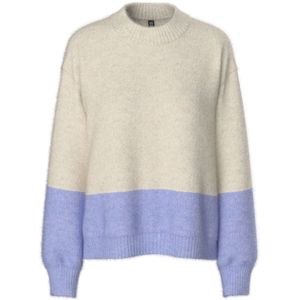 Pcivy - Gebreide Trui - Regular-fit - Ronde Hals - Lange Mouwen - Colourblock Knit