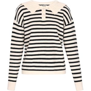 DreiMaster Vintage Trui  zwart / offwhite