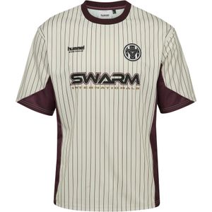 Hummel Tricot  bruin / wijnrood / zwart / natuurwit