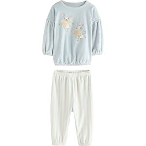 Next Nachtkledij  lichtblauw / gemengde kleuren / wit