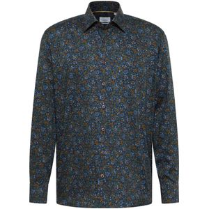Eterna - Overhemd - Navy - Comfort fit - NON IRON (strijkvrij)