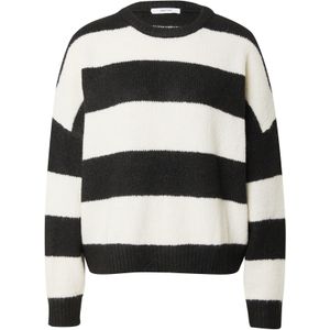 ABOUT YOU Trui 'Frieda'  zwart / wit