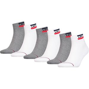 LEVI'S ® Sokken  grijs / rood / zwart / wit