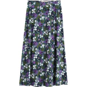 Seasalt Cornwall Rok 'Rose'  donkerblauw / groen / lila / wit