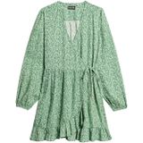 Superdry - Printed Wrap - Korte Jurk - Met Lange Mouwen