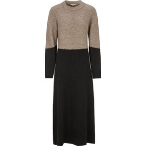 Cellbes of Sweden Gebreide jurk  beige gemêleerd / zwart