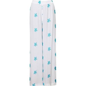 South Beach Broek  blauw / wit