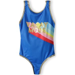 MINOTI Badpak  aqua / royal blue/koningsblauw / goud / rosa