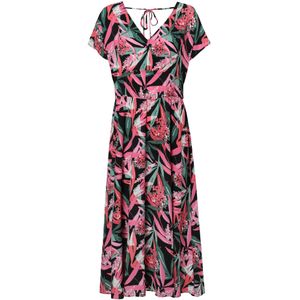 TATUUM Jurk  groen / pink / zwart