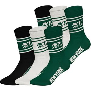 Huddle Sokken 'NY Jets Crew'  groen / zwart / wit