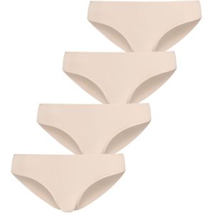 Lascana - Jazz Hipsters - Champagne - Katoen - Set van 4