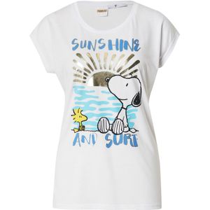 Hailys Shirt 'Su44nny'  blauw / lichtblauw / zwart / wit