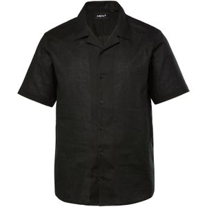 Men Plus Overhemd  zwart / wit