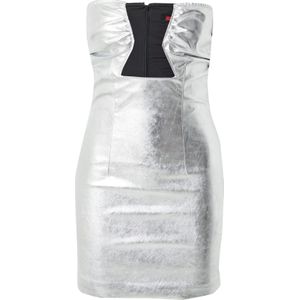 Misspap Cocktailjurk  zilver