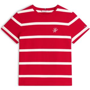 TOMMY HILFIGER Shirt  rood / wit