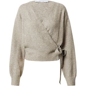 ABOUT YOU Gebreid vest  bruin gemêleerd