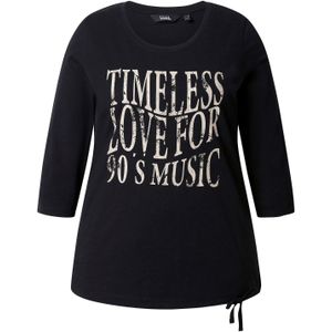 Ulla Popken Shirt  zwart