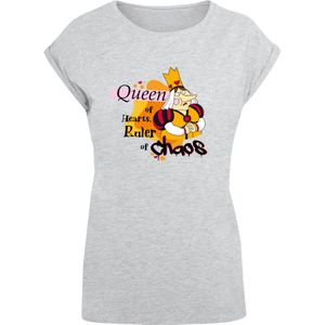 F4NT4STIC Shirt 'Alice im Wunderland Queen Of Hearts'  grijs