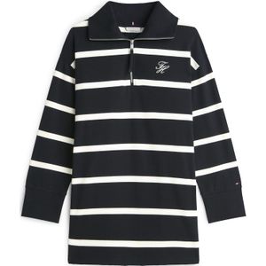 TOMMY HILFIGER Jurk  zwart / wit