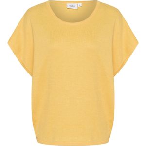 SAINT TROPEZ Trui 'Mila'  geel gemêleerd