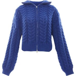 Sookie Gebreid vest  royal blue/koningsblauw