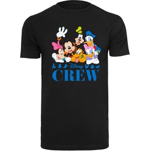 F4NT4STIC Shirt 'Disney Micky Maus Disney Friends'  blauw / oranje / zwart / wit