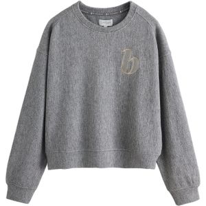 B by Ted Baker Trui  grijs gemêleerd
