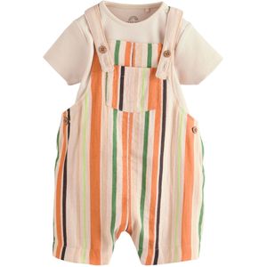 Next Set  beige / lichtgroen / donkergroen / oranje