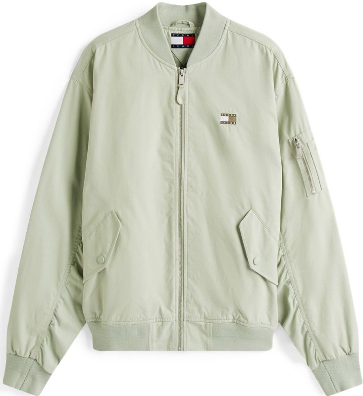 Regular fit bomberjack met geribde opstaande kraag