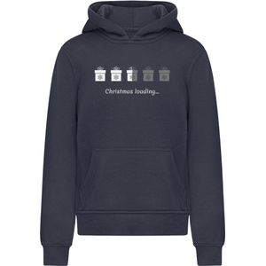 Merchcode Sweatshirt 'Christmas Gifts Loading'  navy / donkergrijs / wit