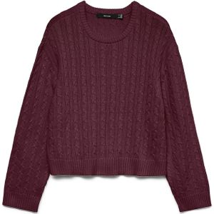 VERO MODA Trui 'FOCORNELIA'  purper