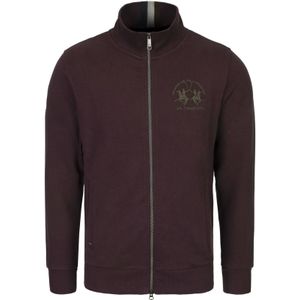 La Martina Sweatvest 'MBF301'  bordeaux