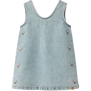 Denim - Overgooier - Mouwloos - V-hals - Regular Fit - Snow Wash