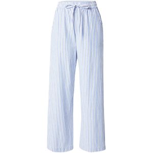 mbym Broek 'Grasielle'  blauw / wit