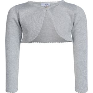happy girls Gebreid vest  zilver