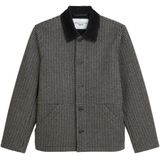 Marc O'Polo Denim - Overhemdjack - Wolmix - Regular Fit - Pied-de-poule