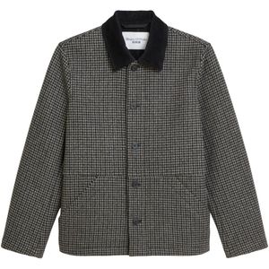 Marc O'Polo Denim - Overhemdjack - Wolmix - Regular Fit - Pied-de-poule