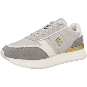 TOMMY HILFIGER Sneakers laag  lichtgrijs / donkergrijs / wit