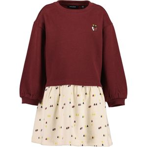 Blue Seven - Sweatjurk - Wijnrood - Met Klein Borduursel Op De Borst