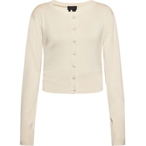 NAEMI Gebreid vest  crème