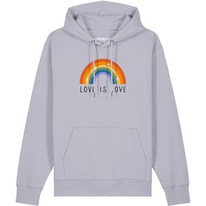 Watapparel Sweatshirt ' Love is Love '  blauw / geel / groen / sering / rood