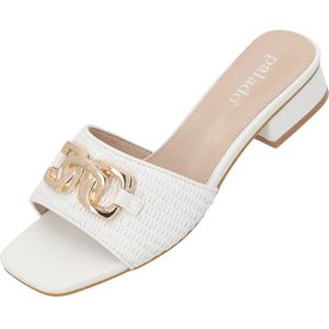 Palado Muiltjes 'Darie'  goud / wit